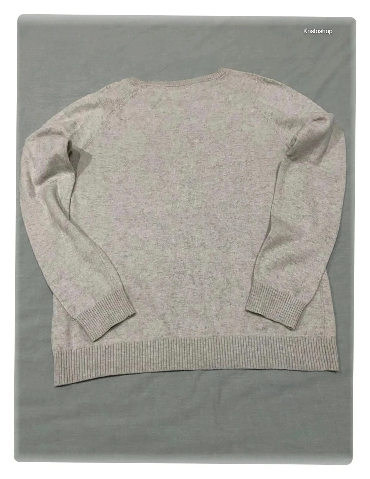 Suéter fino de lã cinza Scotch & Soda mangas longas Tamanho S Lucky – photo 7